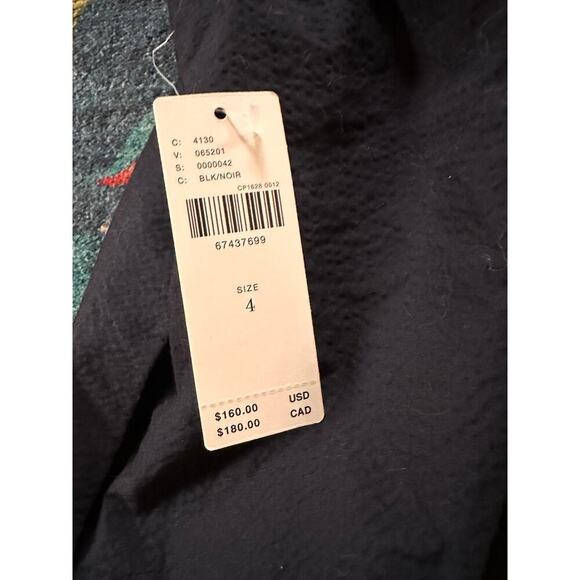 NWT Anthropologie Maeve Babydoll Mini Pleated Cutout Dress Size 4 - Picture 8 of 9